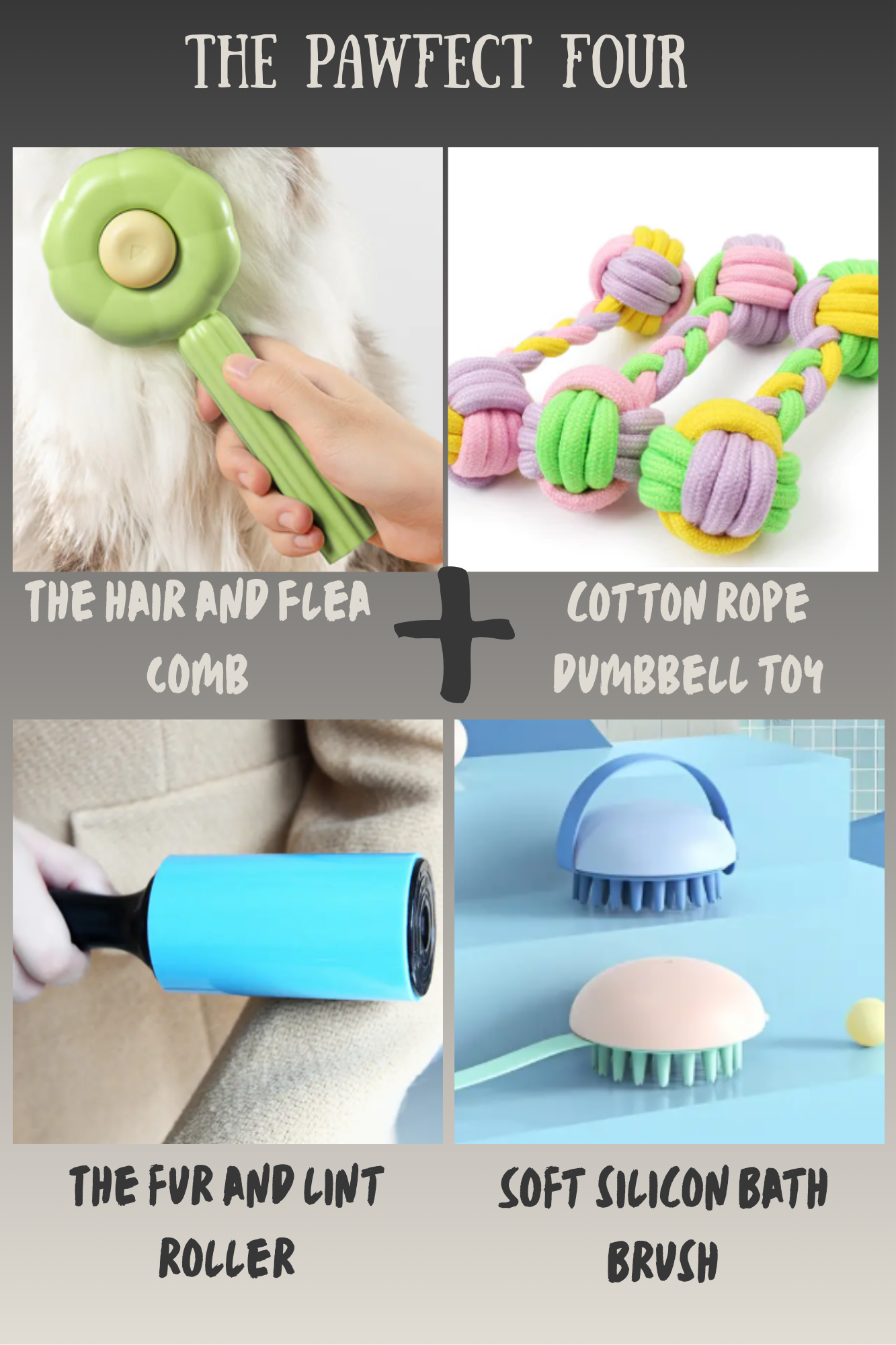 The Everyday Tail-Wagger Kit Four essentials. One mission.