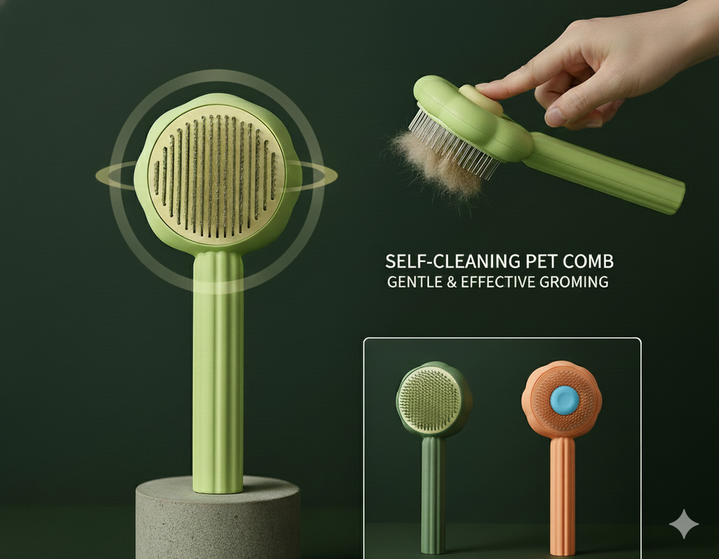 The Pet hair and Flea Comb