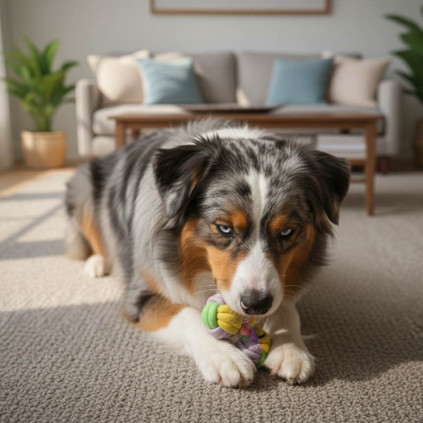 Candy Colour Cotton Rope Dumbbell Toy